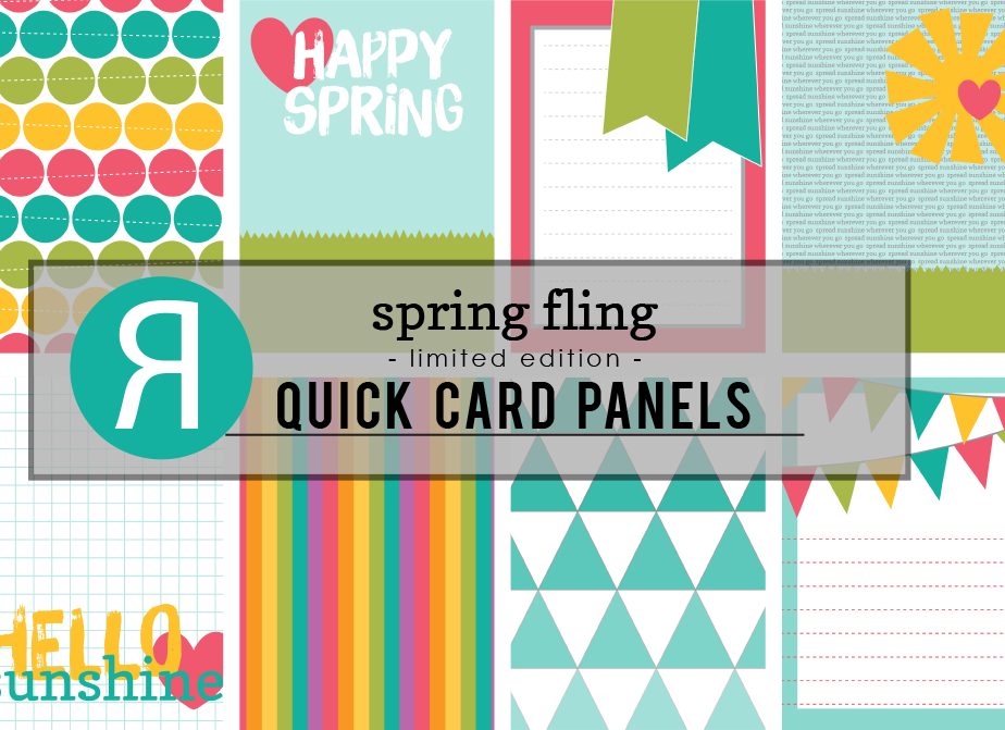 spring fling - quick card panel