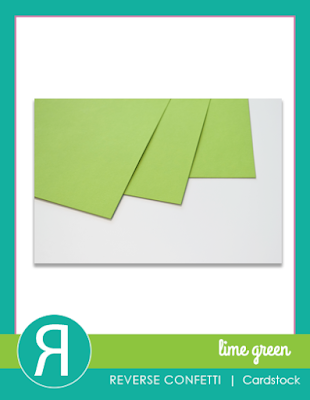 lime green cardstock