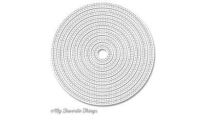 Die-namics stitched circles STAX