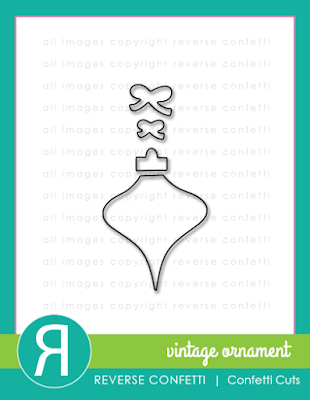 vintage ornaments confetti cuts