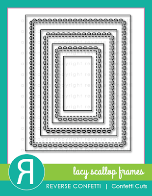 lacy scallop frame